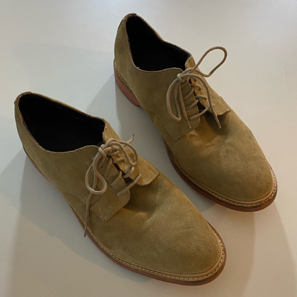 Cole Haan Suede Lace Up Oxfords